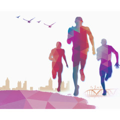 商业广告元素奔跑