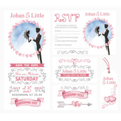 精美婚礼邀请函