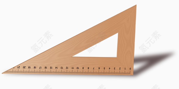 商务三角尺子学习素材