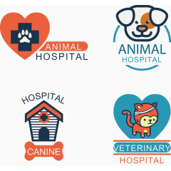 矢量手绘宠物图标