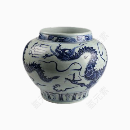 青花瓷罐子