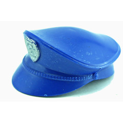 蓝色警帽