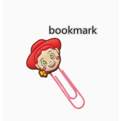 卡通女孩书签