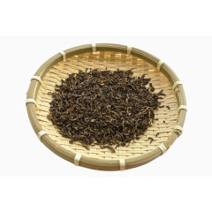 一竹篮普洱茶叶免抠素材