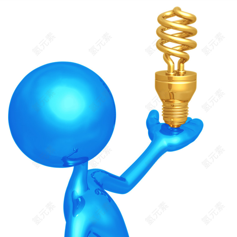 超清晰3D小金人