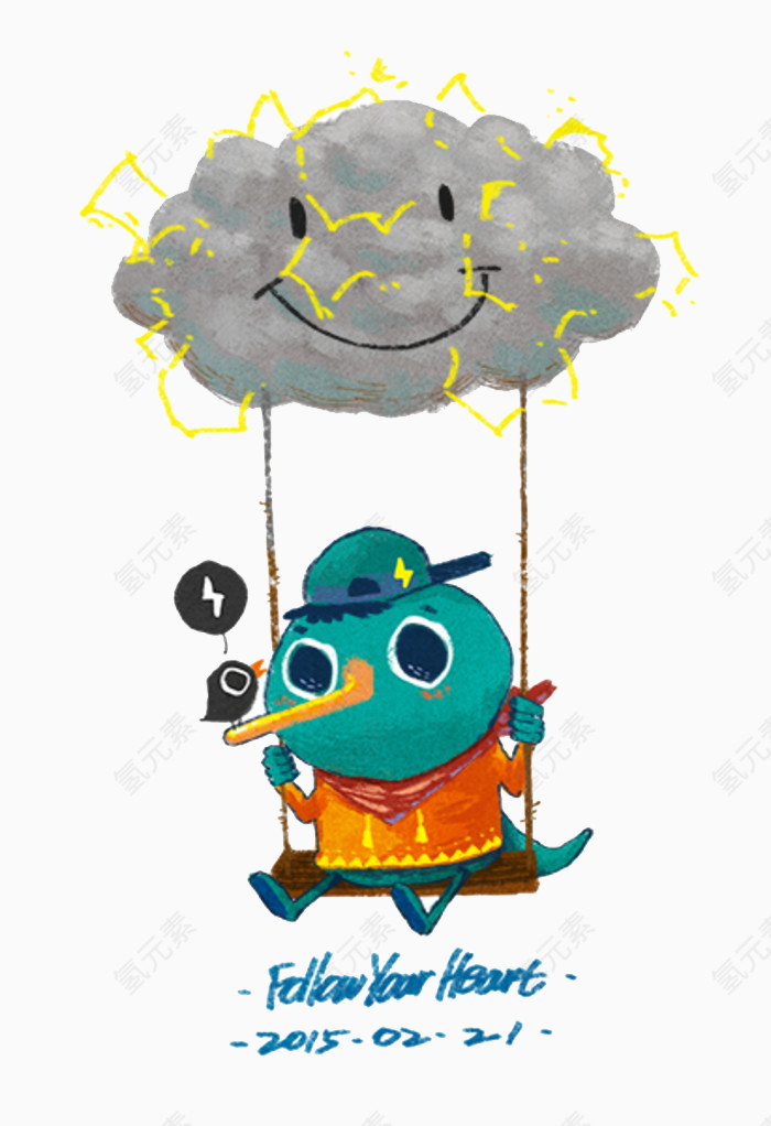 清新可爱卡通儿童插画