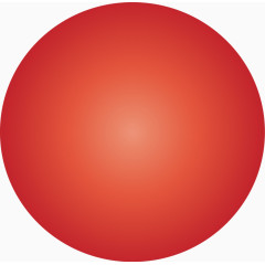红色圆形矢量图