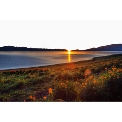 赛里木湖风景图