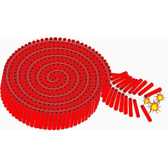 红色大地红鞭炮