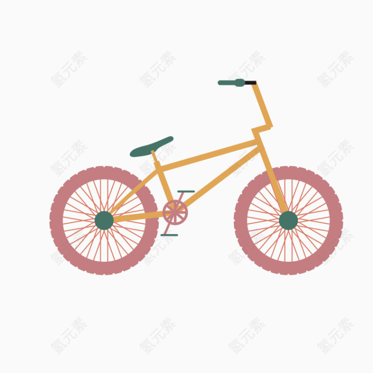 卡通自行车