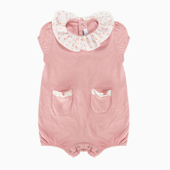 Alchimilla女婴花边领连体衣