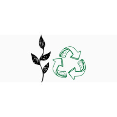 矢量环保绿色循环
