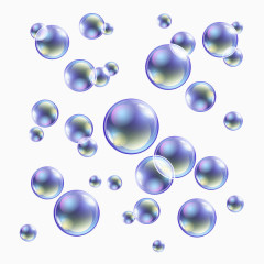 装修店铺漂浮汽泡素材