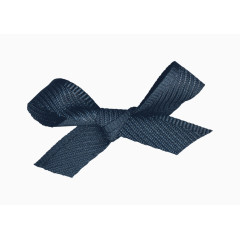 蓝色蝴蝶结彩带