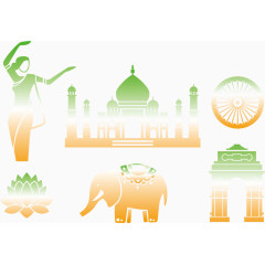 矢量图泰国旅游