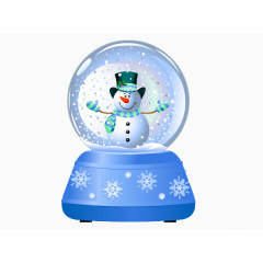 圣诞节雪花雪球