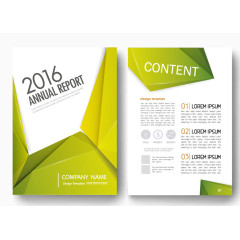 绿色几何图形背景