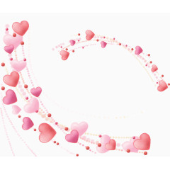 唯美精美心形边框爱心