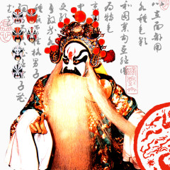 唱京戏的人脸谱