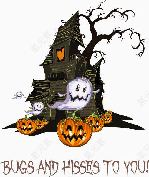 万圣节设计元素