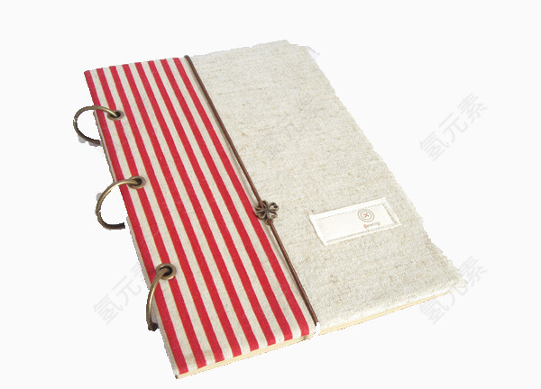 条纹笔记本