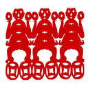 中国年贺新春剪纸图标