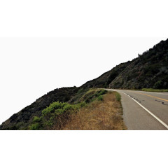 高山上的水泥公路