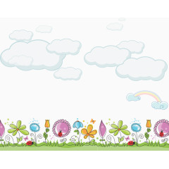 卡通幼儿网站元素