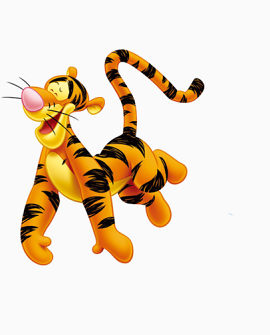 卡通动物跳跳虎老虎