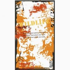 矢量艺术印迹底纹