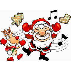圣诞老人与音符
