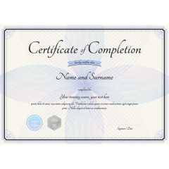 矢量高档荣誉证书