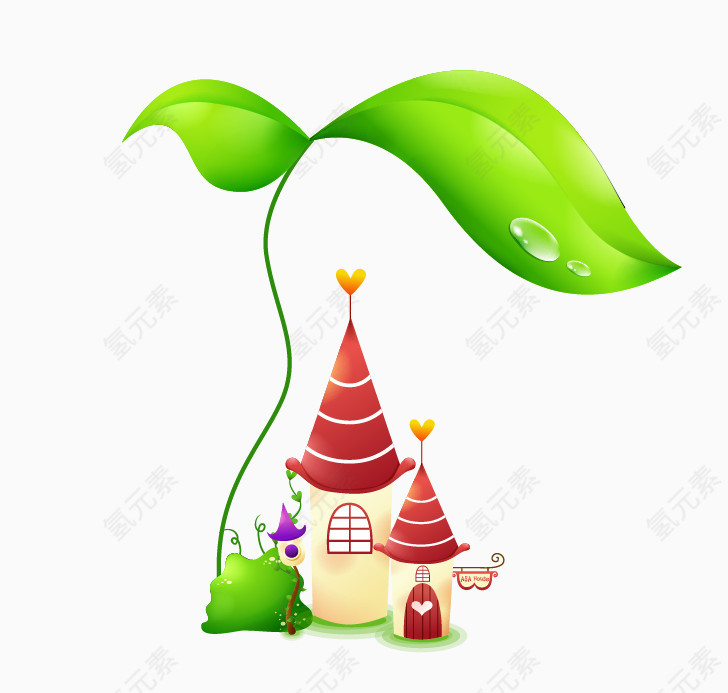 梦幻城堡素材