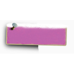 指示标示牌紫色方形