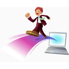 矢量 韩国风格 商务网络