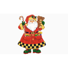 圣诞老人头像矢量图