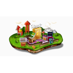 仓库储存区免抠素材