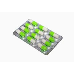 绿色药片胶囊