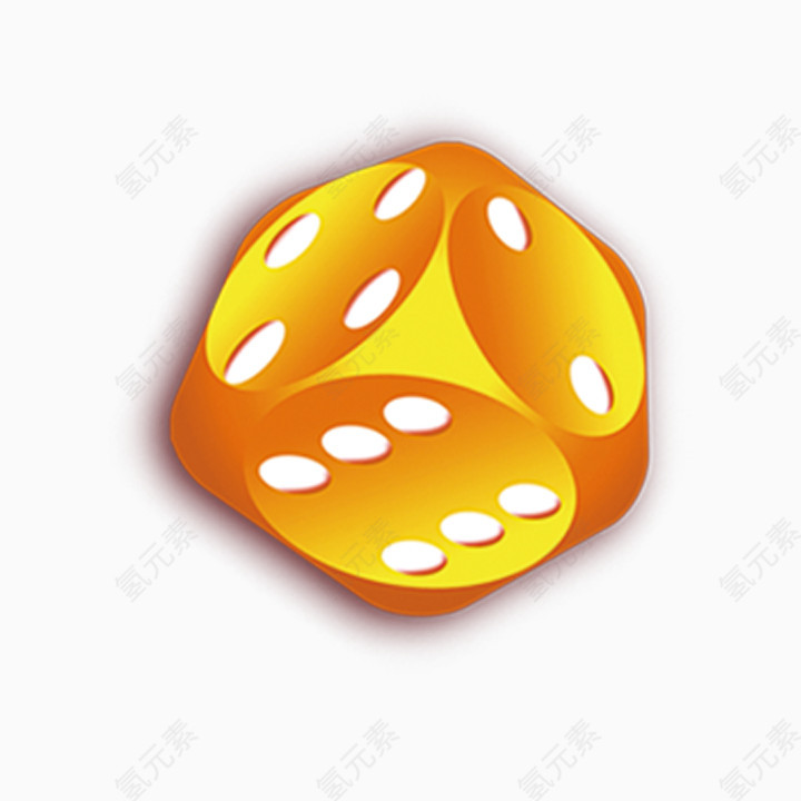 金黄色骰子