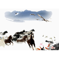 万马奔腾图