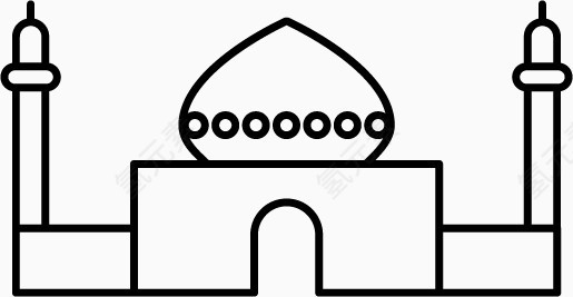 旅游  图标 景点