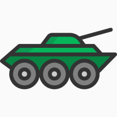 绿色坦克车