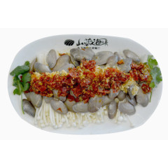 一盘花甲螺食材