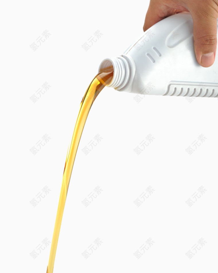 倒出的油