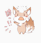 卡通狐狸表情