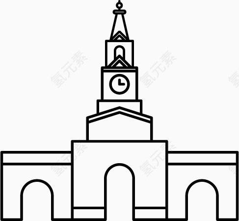 旅游  图标 景点