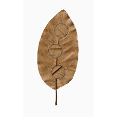 精致创意树叶雕塑