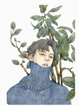 忧郁的男子