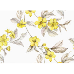 淡雅手绘花卉花纹背景图案