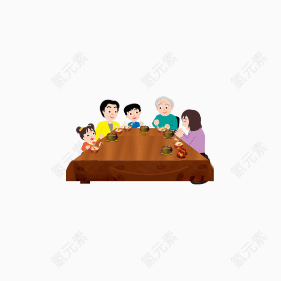 卡通家人